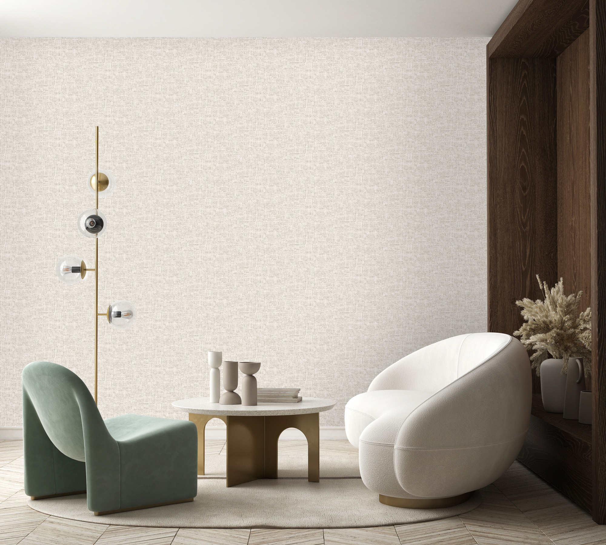 mock up poster frame in modern interior background, living room, Scandinavian style, 3D render, 3D illustration